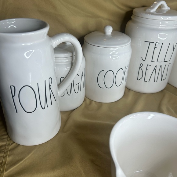 Rae Dunn Canister Set 6 Pieces - Picture 8 of 9